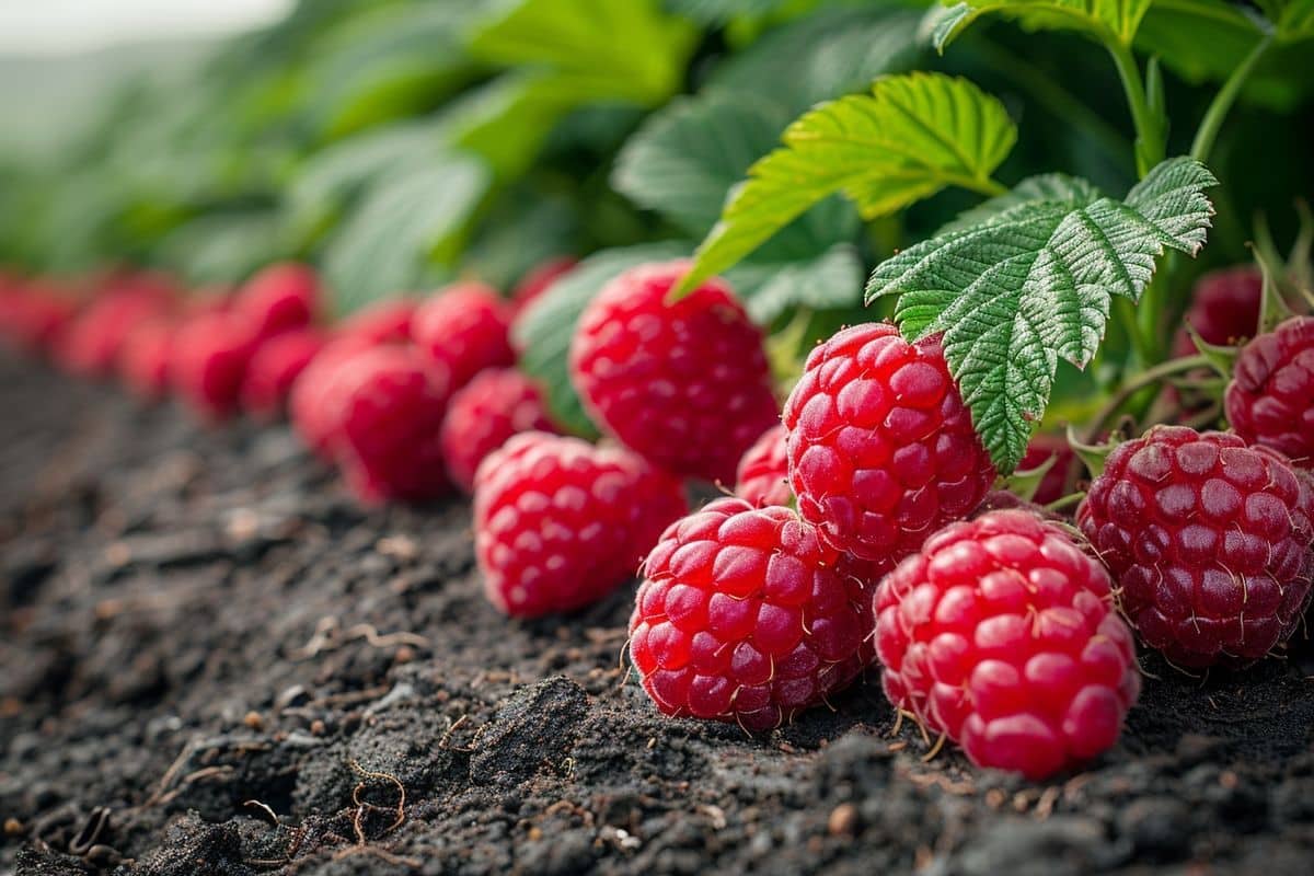 Augmentez votre récolte de framboises en utilisant cet ingrédient naturel au pied de vos plantes