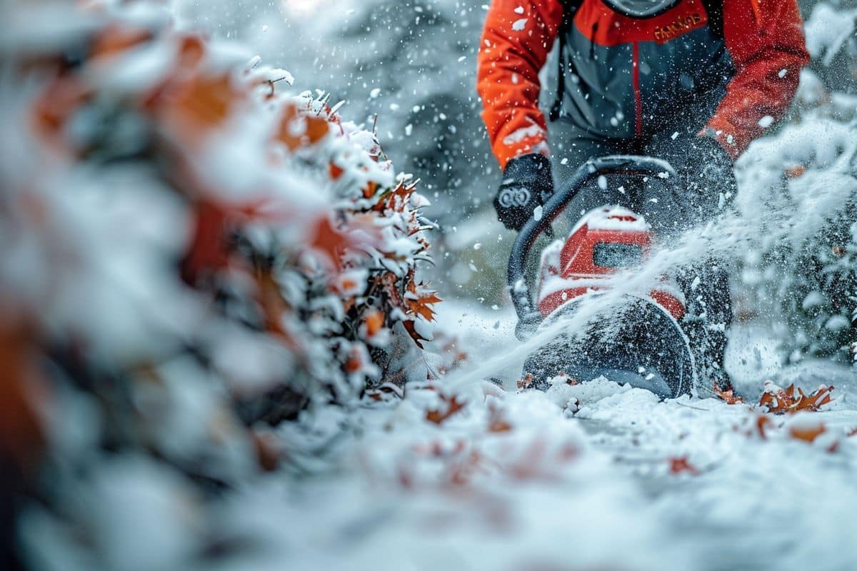 Cet outil abordable de Lidl vous aidera à nettoyer la neige de votre jardin rapidement