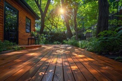 Cinq méthodes naturelles pour revitaliser votre terrasse noircie sans l'usage de nettoyeur haute pression